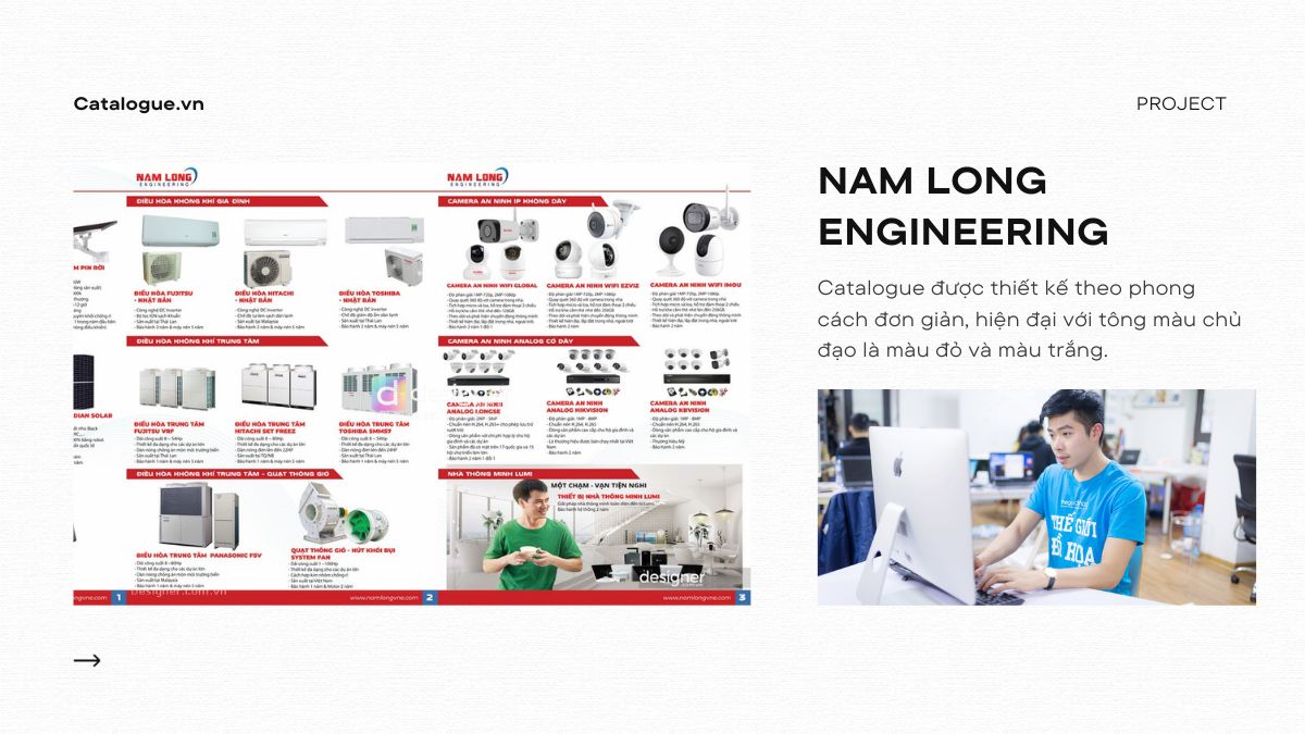 Dự án thiết kế Catalogue NAM LONG ENGINEERING